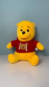 خرس پو 40 سانت لباس دار