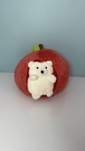 عروسک جوجه تیغی سورپرایزی طرح سیب