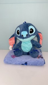 پتو استیج سورمه ای پتو طرح دار 40 سانت