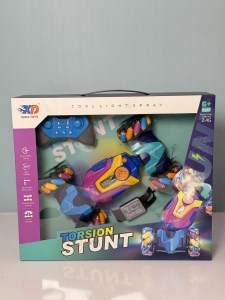 کنترلی چرخ کپسولی رنگین کمانی دو ریموت