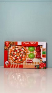 ست میوه برشی با پیتزا