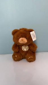 خرس 25 سانتی مارک به سینه کف پا پنجه قهوه ای